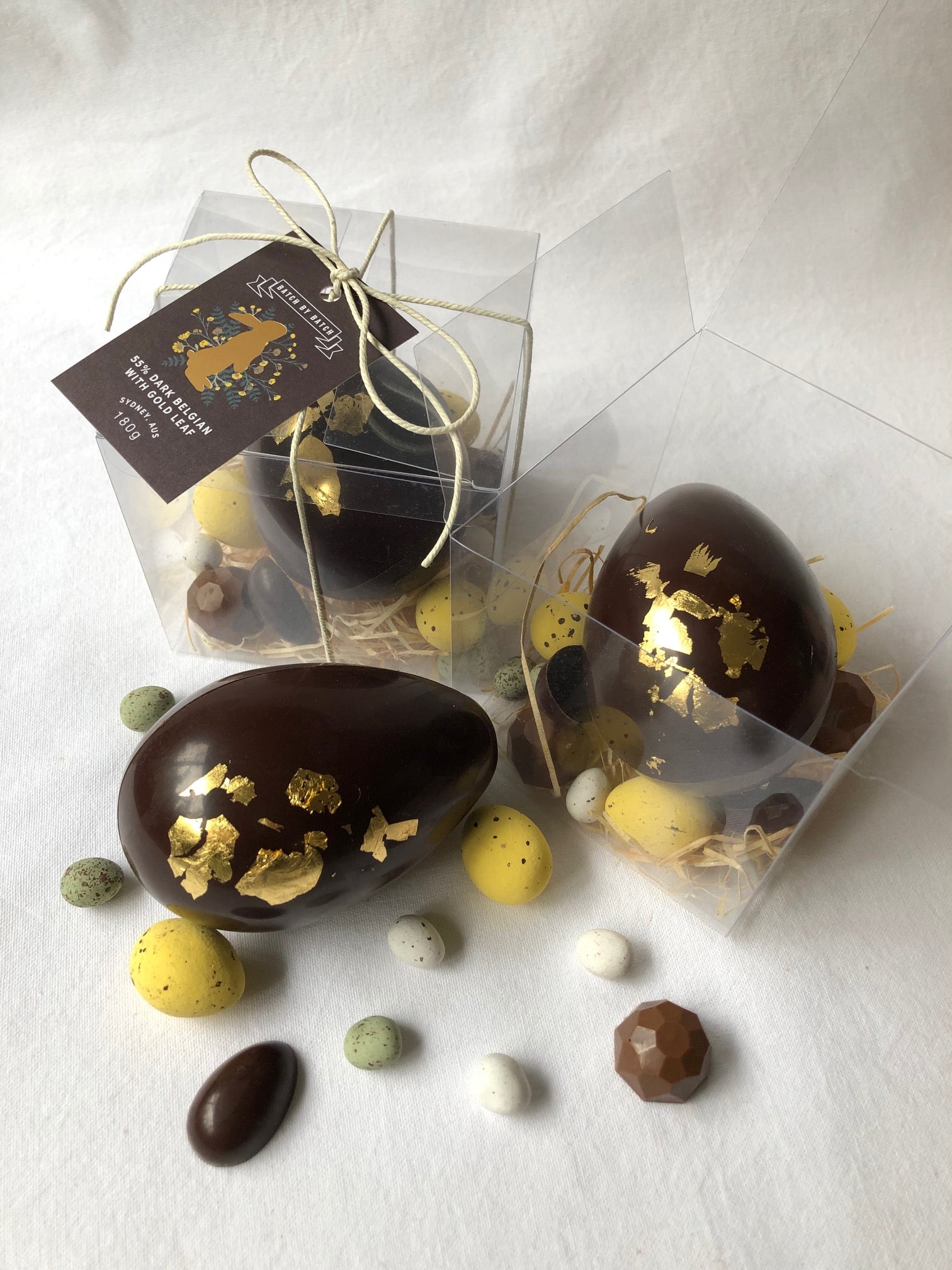 Dark Belgian and Gold Leaf Nest Box