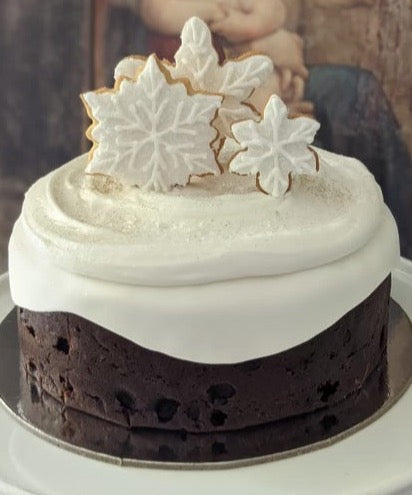 Medium Snowflake Christmas Cake