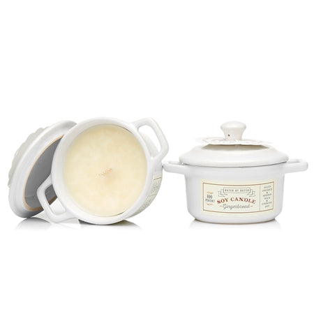 Gingerbread Soy Candle in Ceramic Pot
