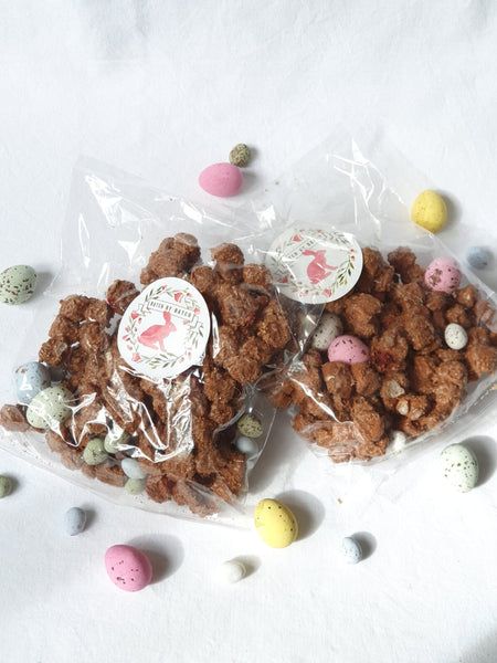 Milk Rocky Road with Hazelnut Eggs