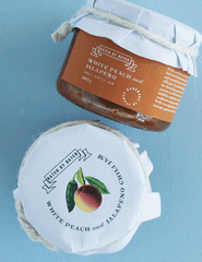 White Peach and Jalapeno Jam
